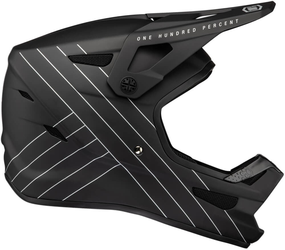 Helmet Status 100 % Black Large